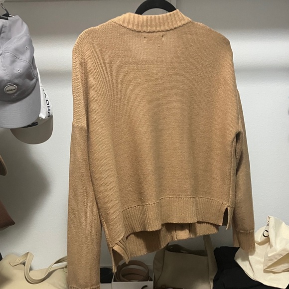 Quince Camel Button-Up Cardigan small with flaw - Picture 5 of 5